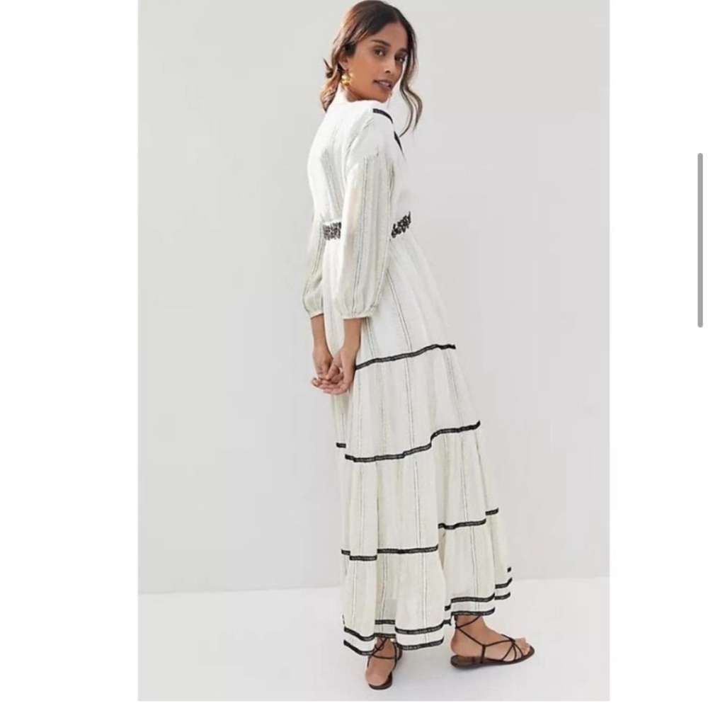 Anthropologie Sequined Shimmer Maxi Dress Small - Picture 7 of 7